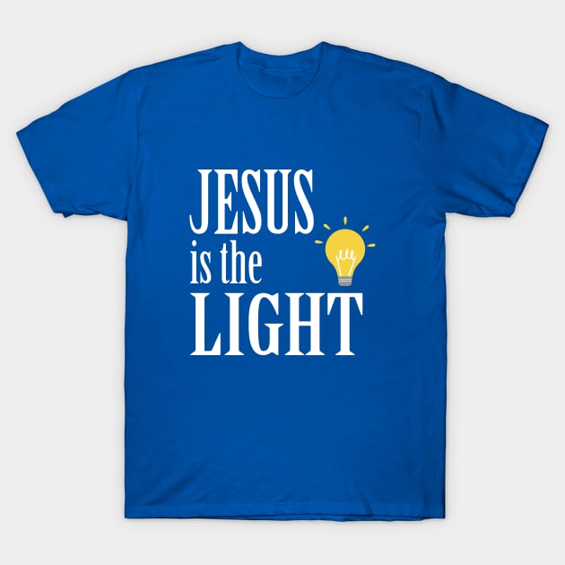 Jesus is the Light T-Shirt by JevLavigne